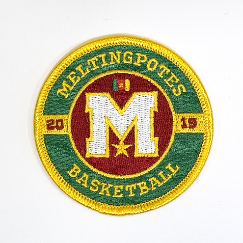 Broderie de l'écusson Meltingpotes Basketball