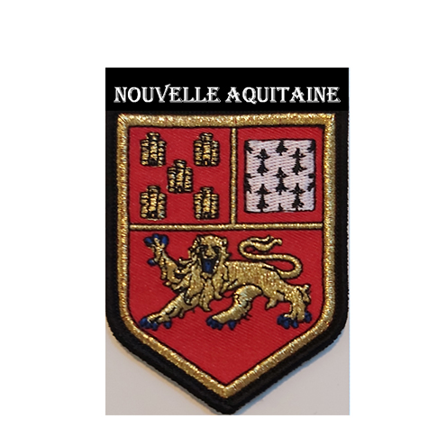 ÉCUSSON BADGE BLASON publicitaire armoiries REGILAIT région Picardie ÉCUSSON BADGE BLASON publicitaire armoiries REGILAIT région Picardie